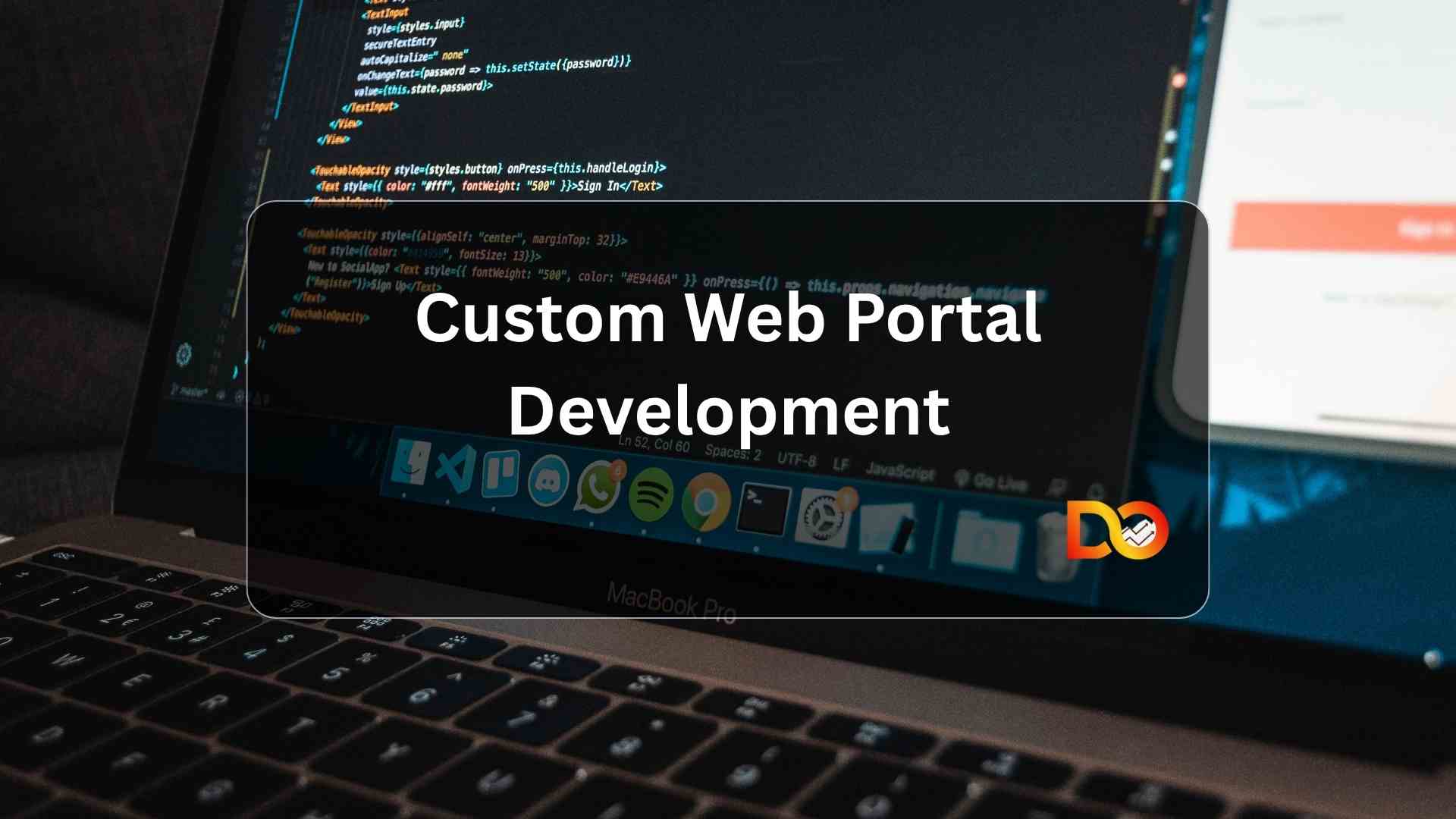 Custom web portal development services helping businesses create tailored digital platforms for efficient operations