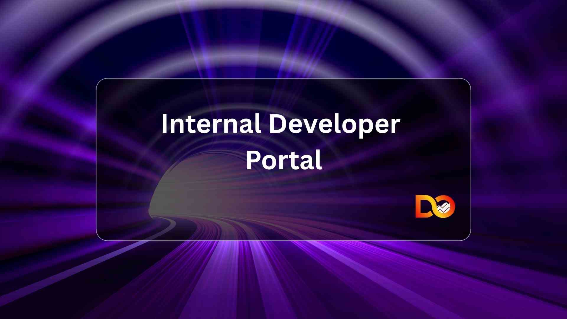 Internal developer portal enabling teams to access development tools, APIs, and resources efficiently