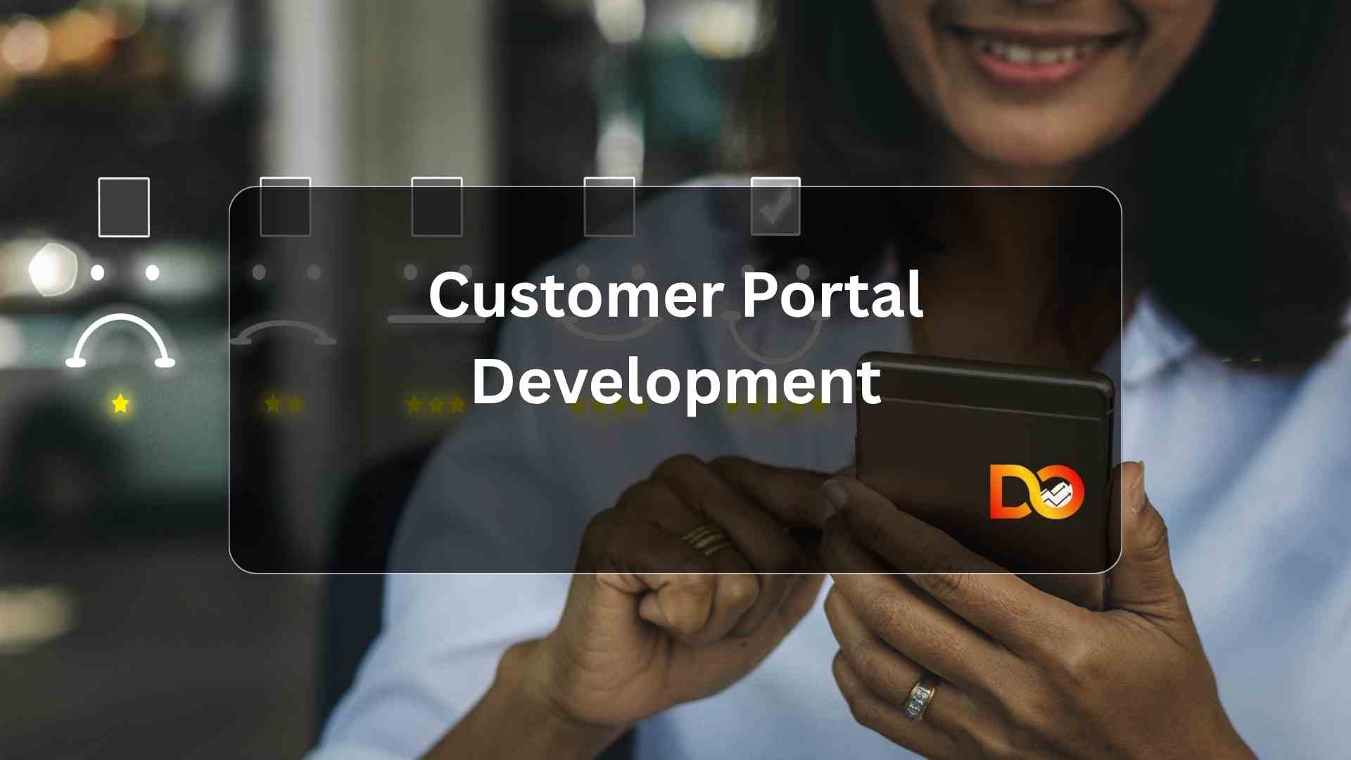 Customer portal development services enabling businesses to provide secure, personalized digital experiences for clients